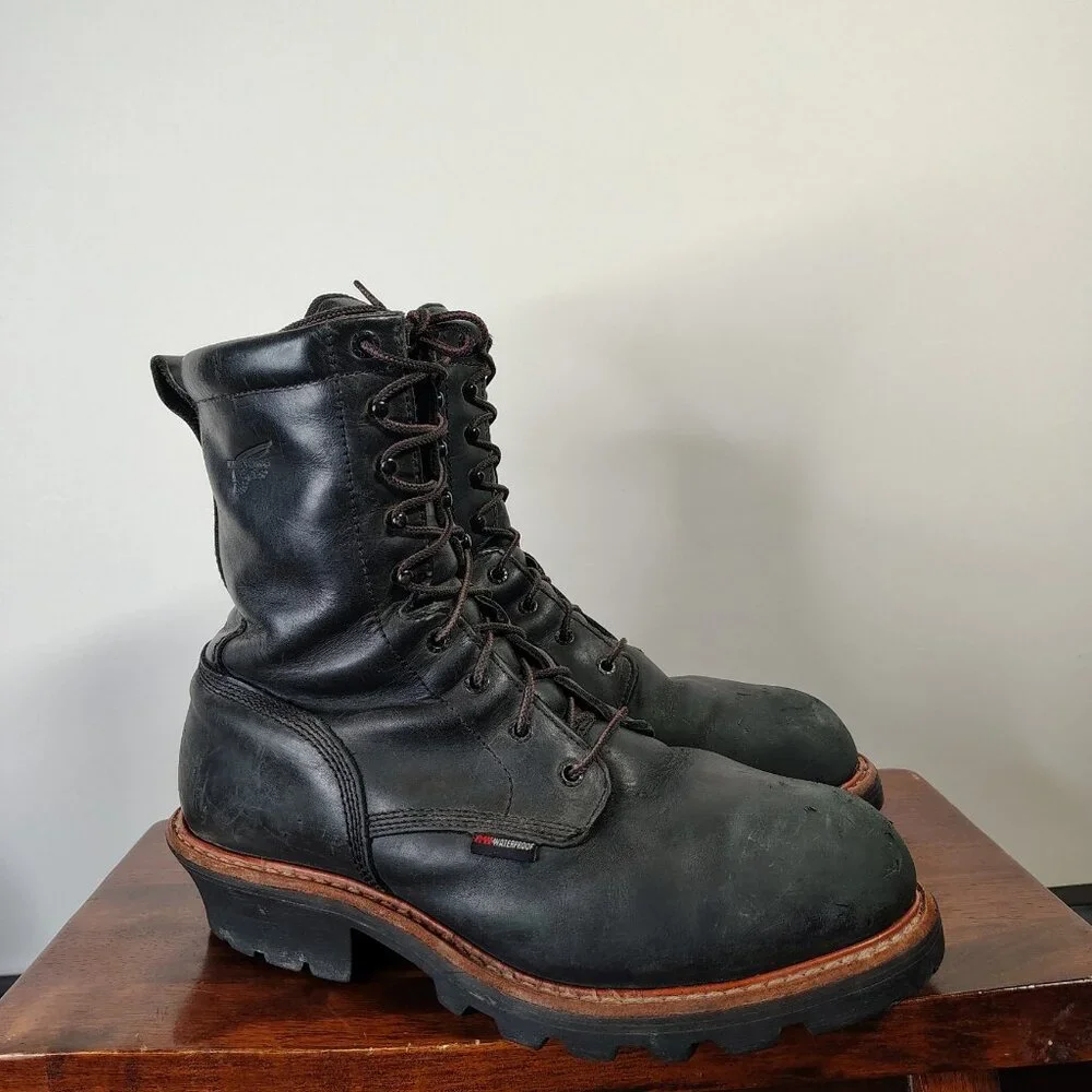 Red Wing 4416 Boots Mens Logger Max Steel Toe Work Thinsulate Ultra Size‎ 11.5 D